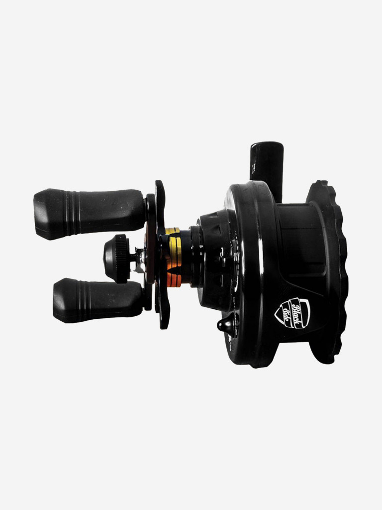 Катушка инерционная (зимняя) Black Side ICE ZEAL (4+1 подш.), черная, для зимней рыбалки под удочку и спиннинг на судака, окуня и другую рыбу