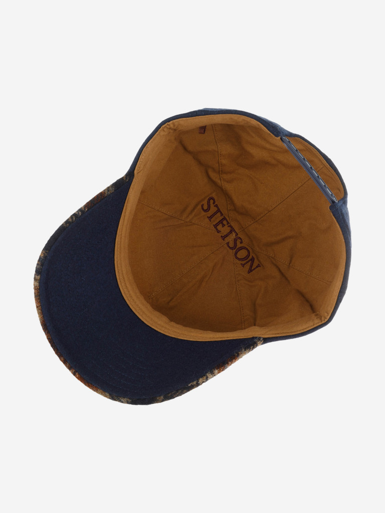 Бейсболка STETSON 7760302 TRUCKER CAP WOOL CHECK (синий)