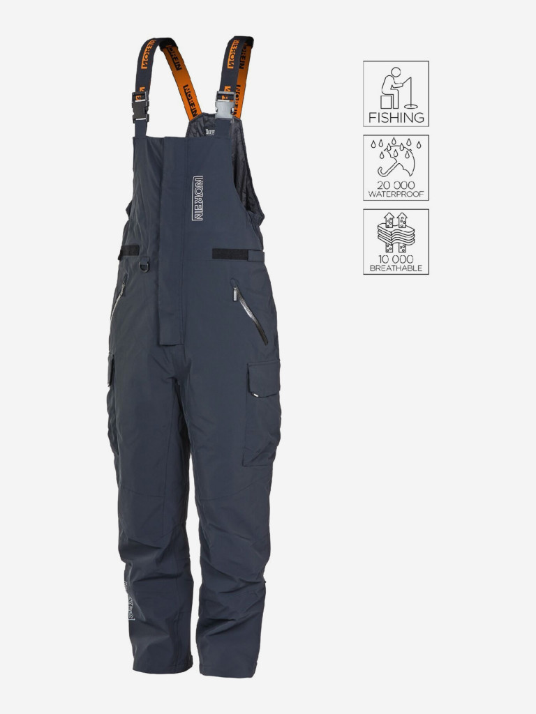 Полукомбинезон мужской Norfin REBEL PRO PANTS для охоты и рыбалки