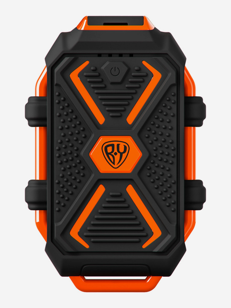 BY Аккумулятор мобильный, 10000 мАч, USB, 2А, защита IP67, фонарик, Чёрный