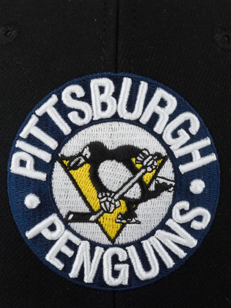 Бейсболка MITCHELL NESS HHSS6565-PPEYYPPPBLCK Pittsburgh Penguins NHL (черный)