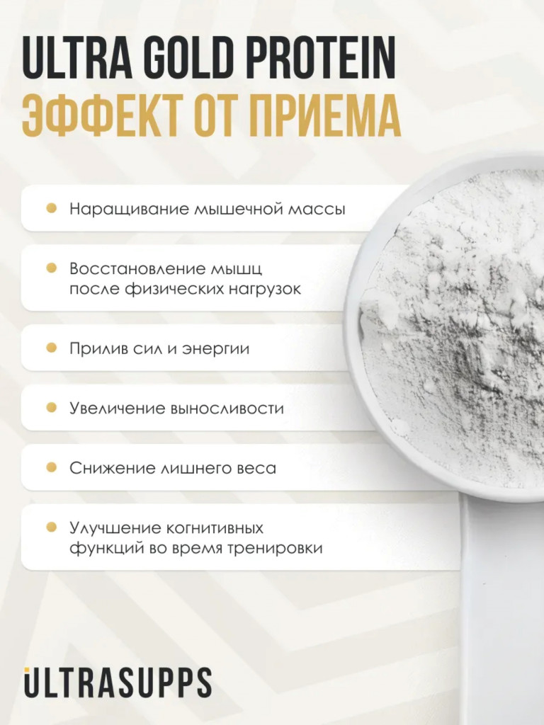 Протеин сывороточный UltraSupps Ultra Gold, 2 кг, шоколад