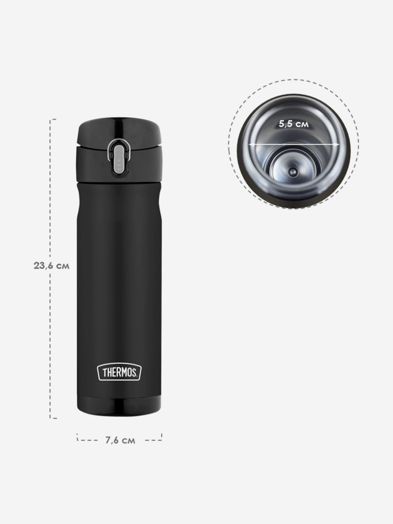 Термокружка для кофе 500 мл THERMOS JMW-500 чёрная