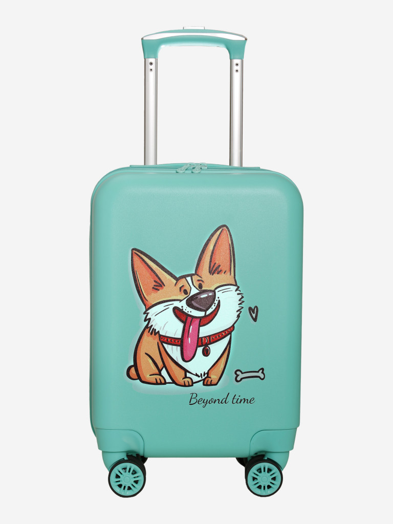 Чемодан детский BEYOND TIME R106 Голодный песик зеленый