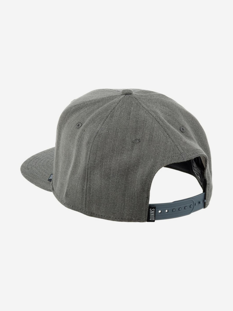 Бейсболка с прямым козырьком DJINNS 6P SB Fine Herringbone (серый)