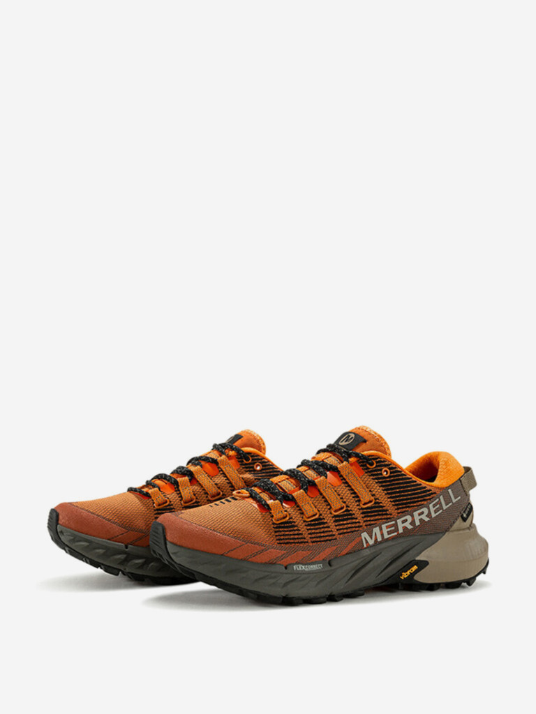 Кроссовки Merrell Agility Peak 4 Slip Resistant, Waterproof, And Breathable Low Top Running Shoes Men's Orange