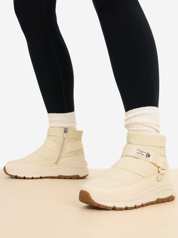 Кроссовки утепленные женские Kappa Falcade Puffy арт. 122913 оливковый цвет — купить за 8499 руб., отзывы в интернет-магазине Спортмастер