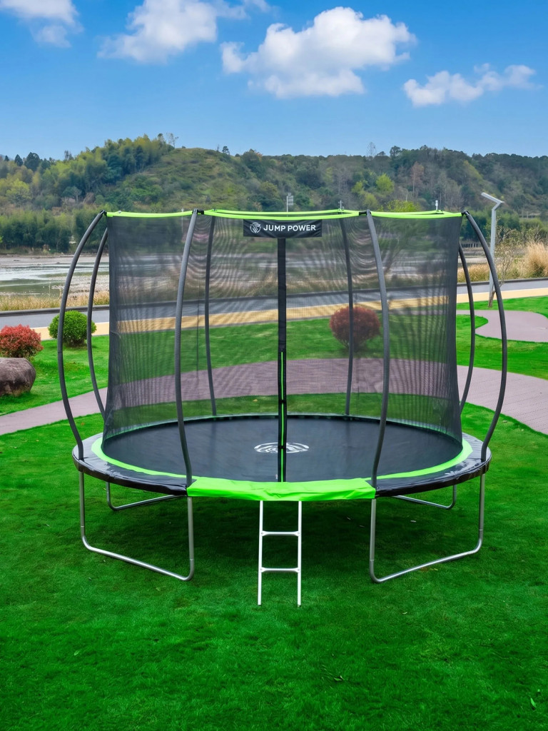 Каркасный батут Jump Power 12 ft inside Lite Green