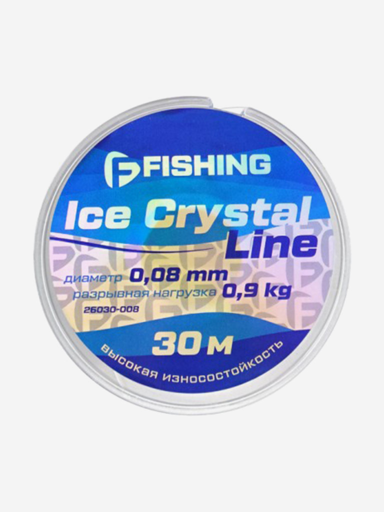 Леска F-FISHING Ice Crystal Line 30м 0,08мм