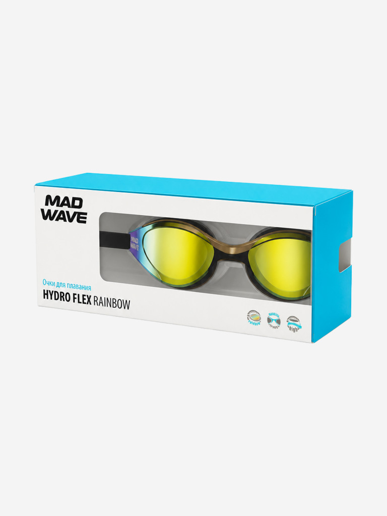 Очки для плавания Mad Wave Hydro flex rainbow