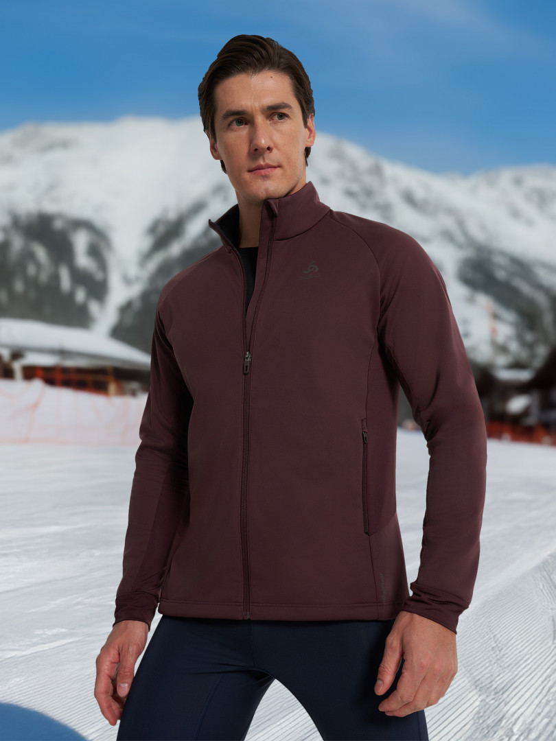 Куртка софтшелл мужская Odlo Brensholmen, Красный