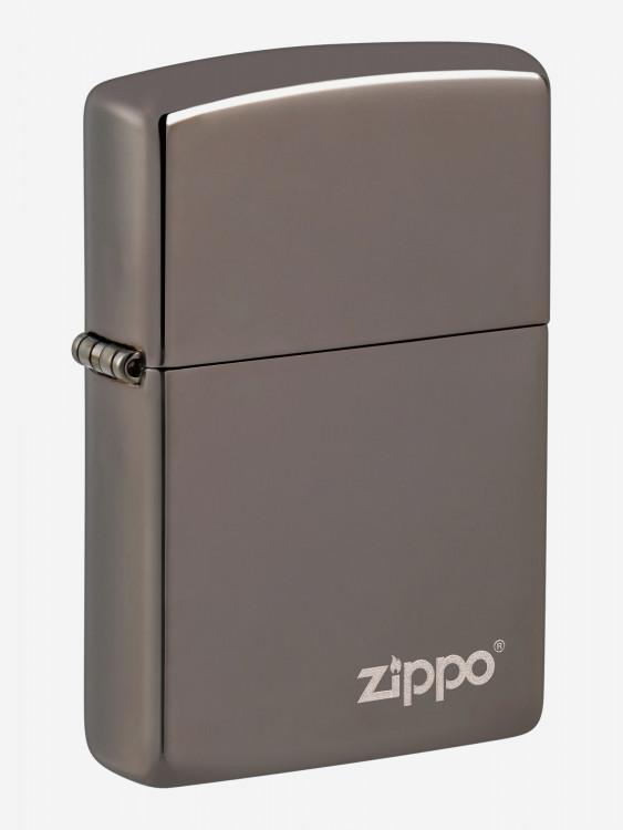 Зажигалка бензиновая ZIPPO 150ZL Classic Logo Black Ice