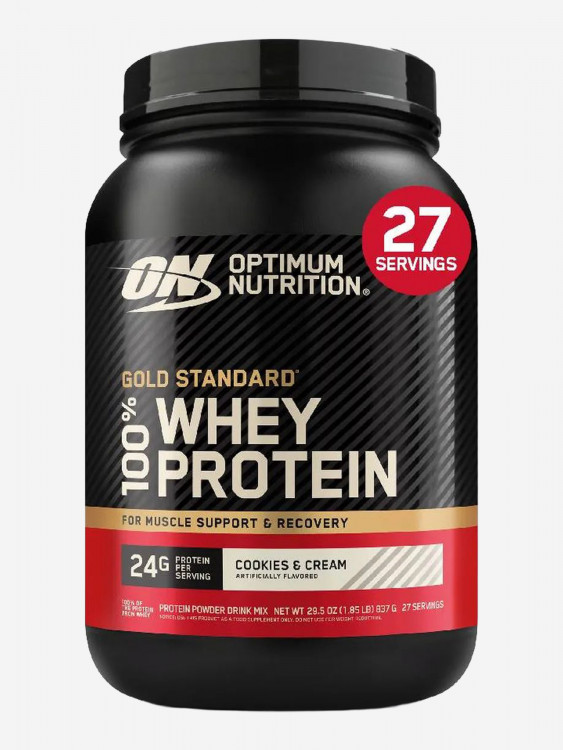 Протеин Optimum Nutrition Голд Стандарт 100% Вей, 837 г, Печенье с кремом