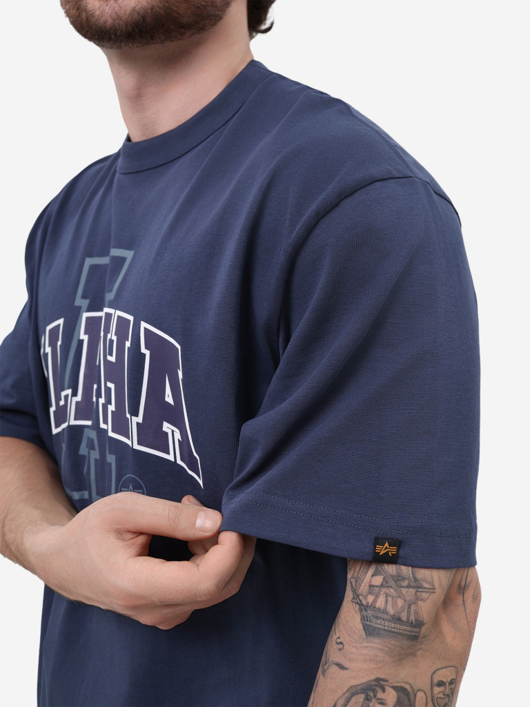 Футболка Relaxed Collegiate A Alpha Industries
