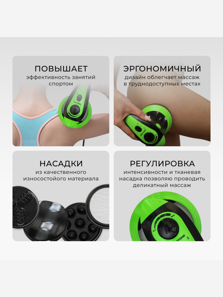 Массажер для тела 4 в 1 Gezatone AMG125 Body Shaper Pro Gezatone и ИК прогревом
