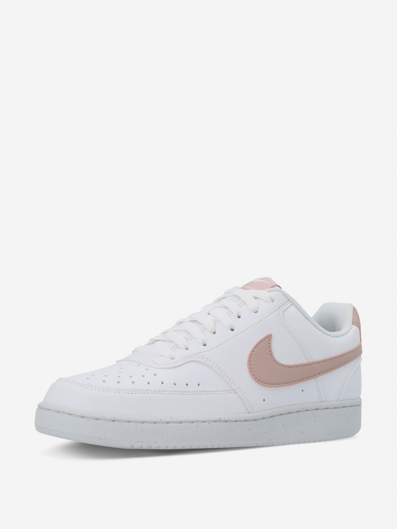 фото Кеды женские nike court vision low next nature, белый