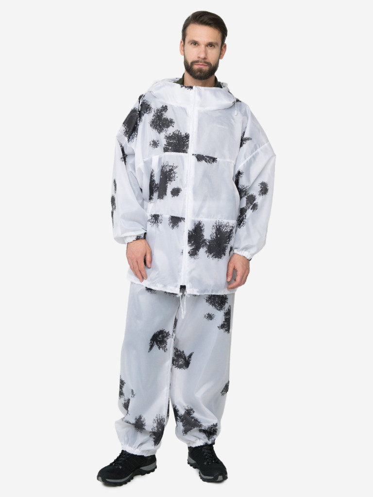 Костюм мужской на молнии Huntsman Метель маскировка Клякса Taffeta