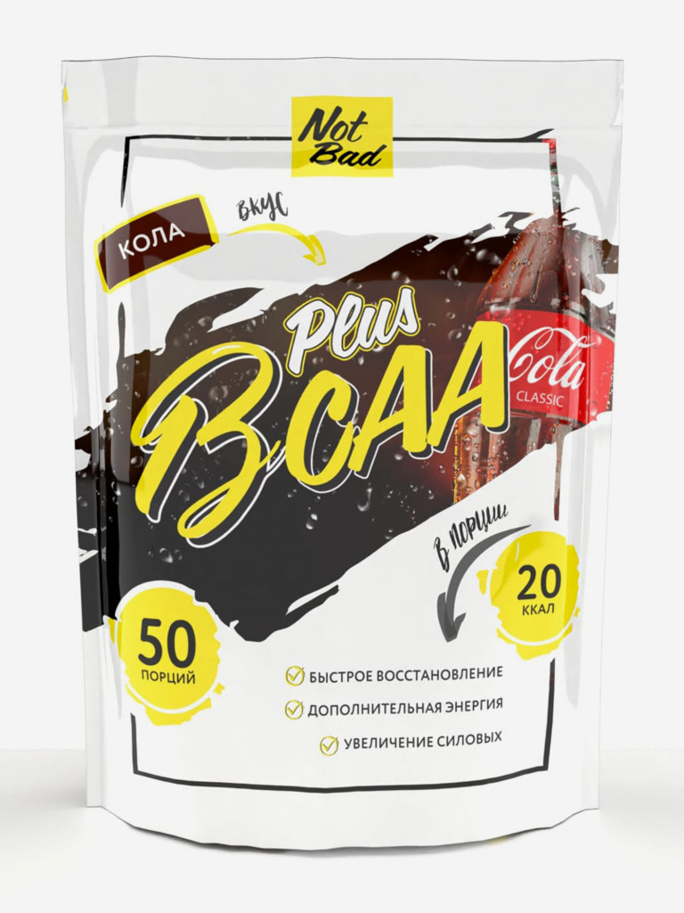 Аминокислоты BCAA 2:1:1 NotBad , 250 г, Кола