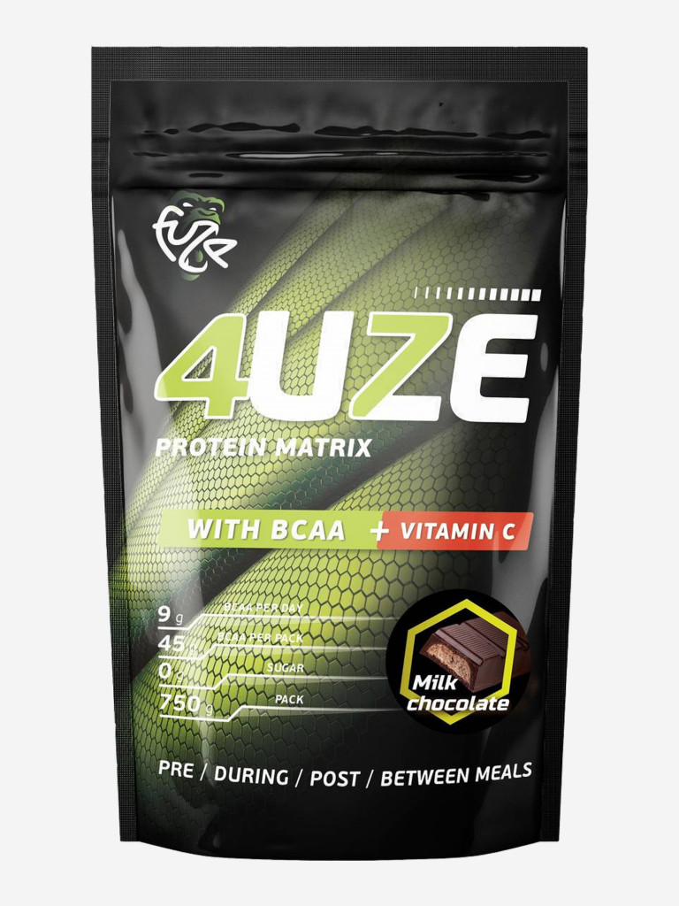 Протеин Мультикомпонентный для набора мышечной массы Fuze Protein Matrix +  BCAA 750г, Молочный шоколад черный цвет — купить за 743 руб. со скидкой 31  %, отзывы в интернет-магазине Спортмастер