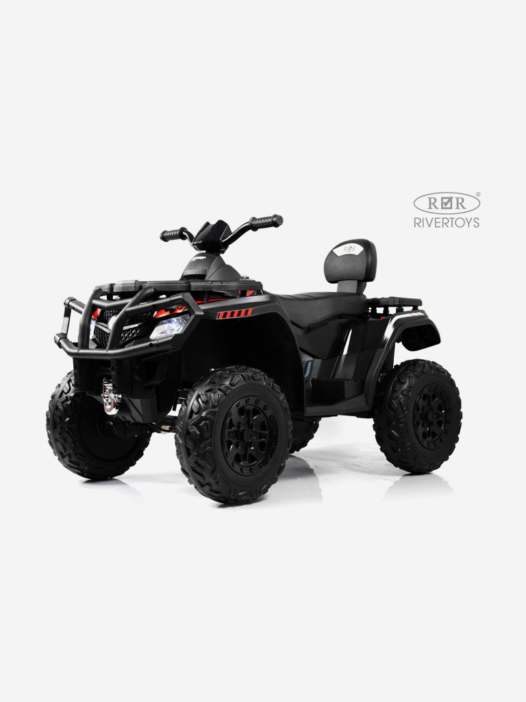 Детский электроквадроцикл RIVERTOYS T001TT 4WD черный