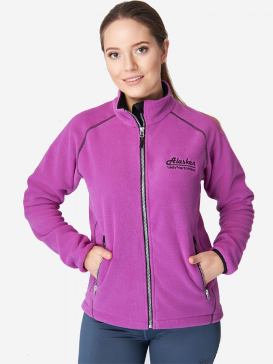 Куртка флисовая женская Alaskan Lady North Wind фуксия для рыбалки и охоты