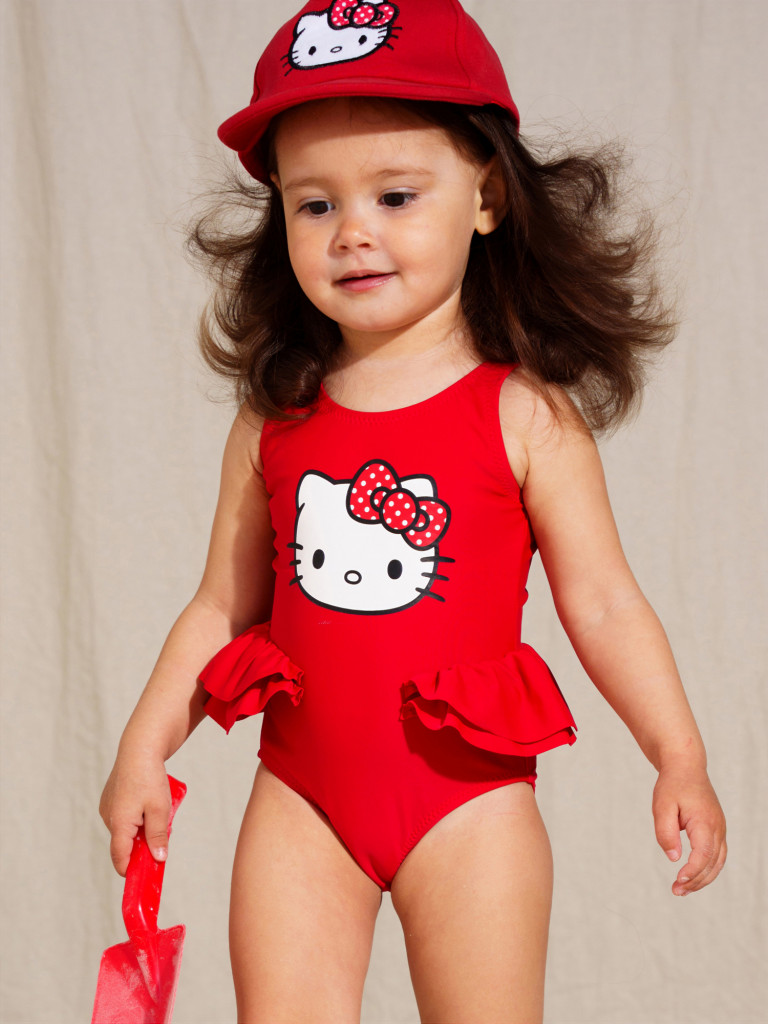 Купальник слитный для девочек PlayToday