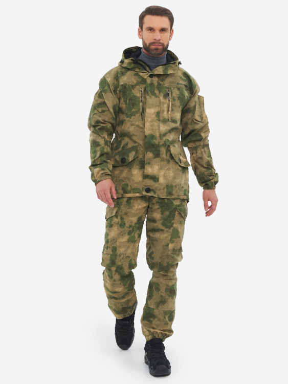 Костюм мужской Huntsman Горка-5 демисезонный ветровлагозащитный из смесовой ткани рипстоп для охоты и рыбалки