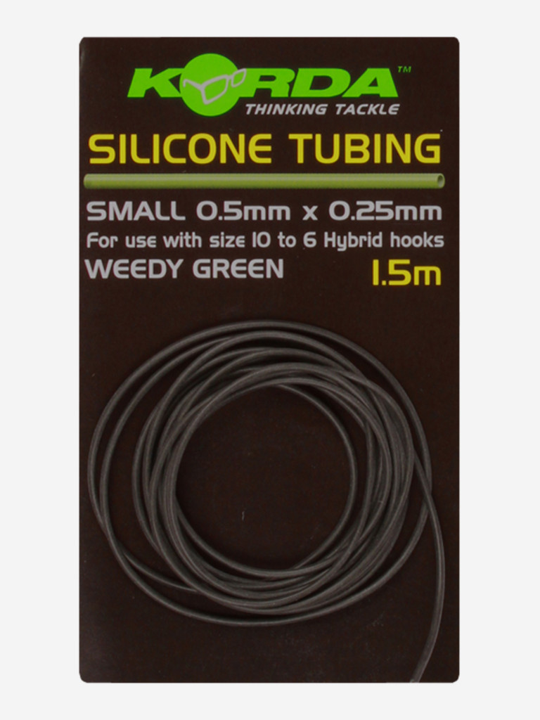Трубка силиконовая KORDA Silicone Tube 0.5мм Green