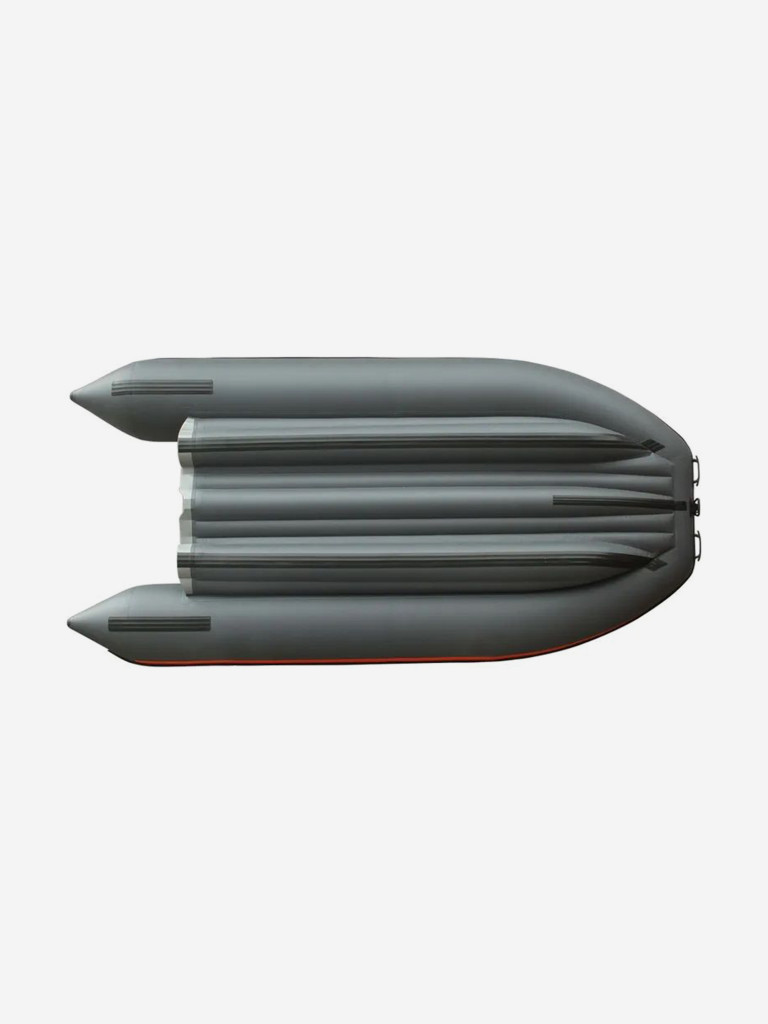 Лодка Reef Triton NDND (Риф Тритон НДНД) 420 NDFi с интегрированным фальшбортом, серо-жёлтая