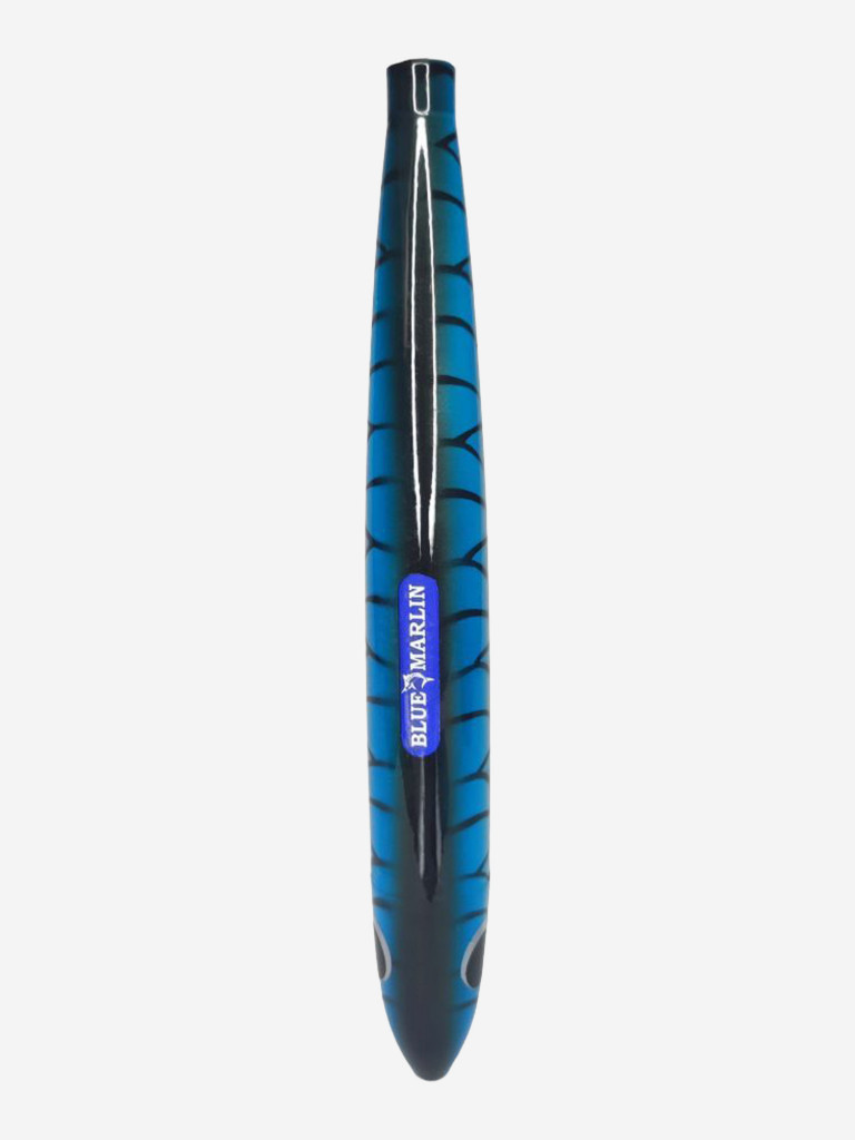 Плуг троллинговый Blue Marlin 25 см 315 гр. Blue Cedar Plug. Специальный крючок Mustad Big Game 3412-DT O'Shaughnessy 10/0 в подарок.