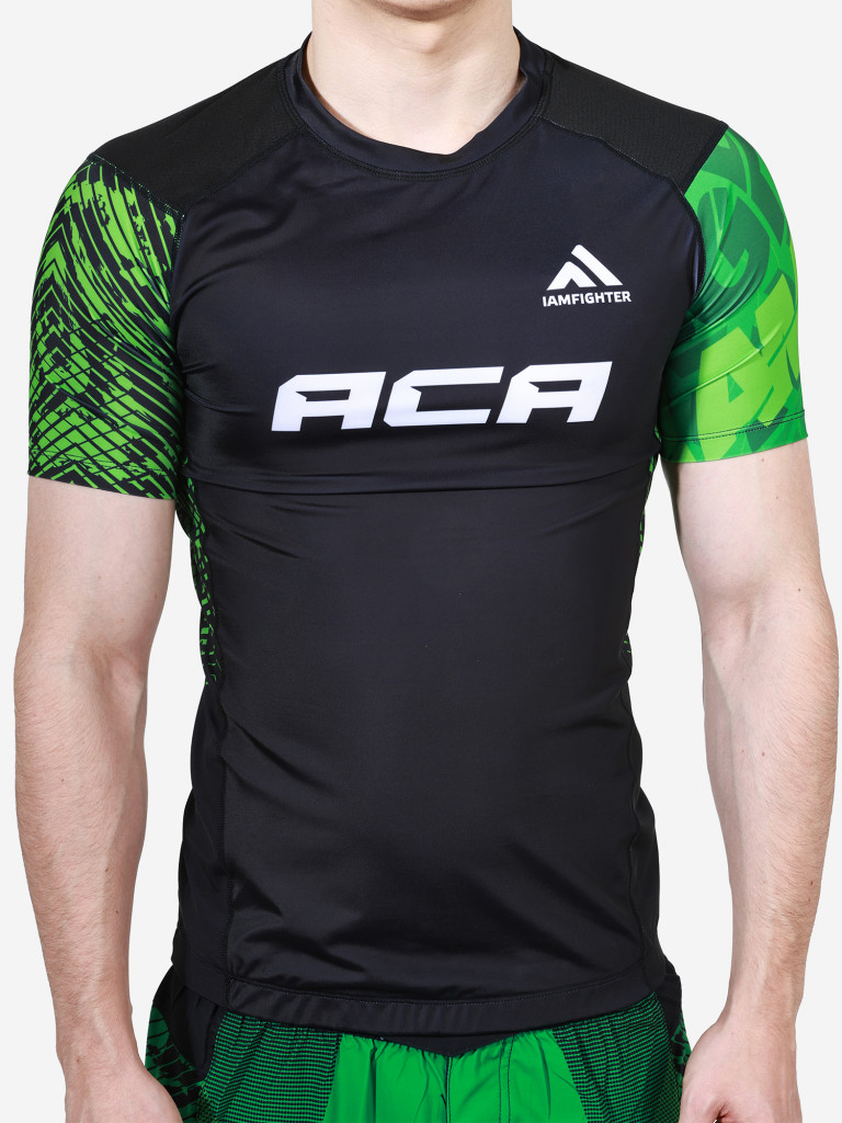 Рашгард с коротким рукавом ACA&IAMFIGHTER