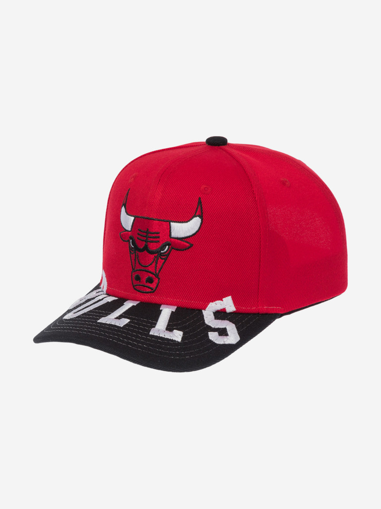 Бейсболка MITCHELL NESS HP10368-CBURED1 Chicago Bulls NBA (красный)