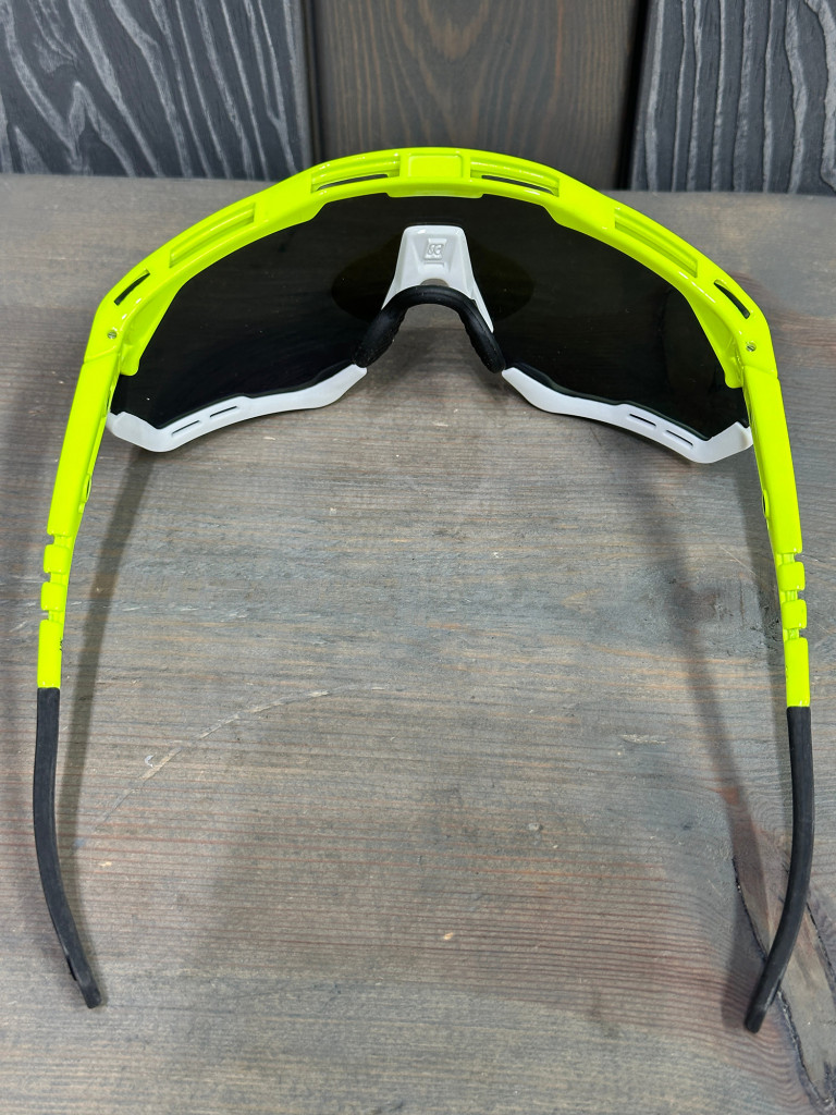 Очки спортивные Scicon AeroShade XL оправа Yellow Fluo линза SCNPP Multimirror Blue + Clear