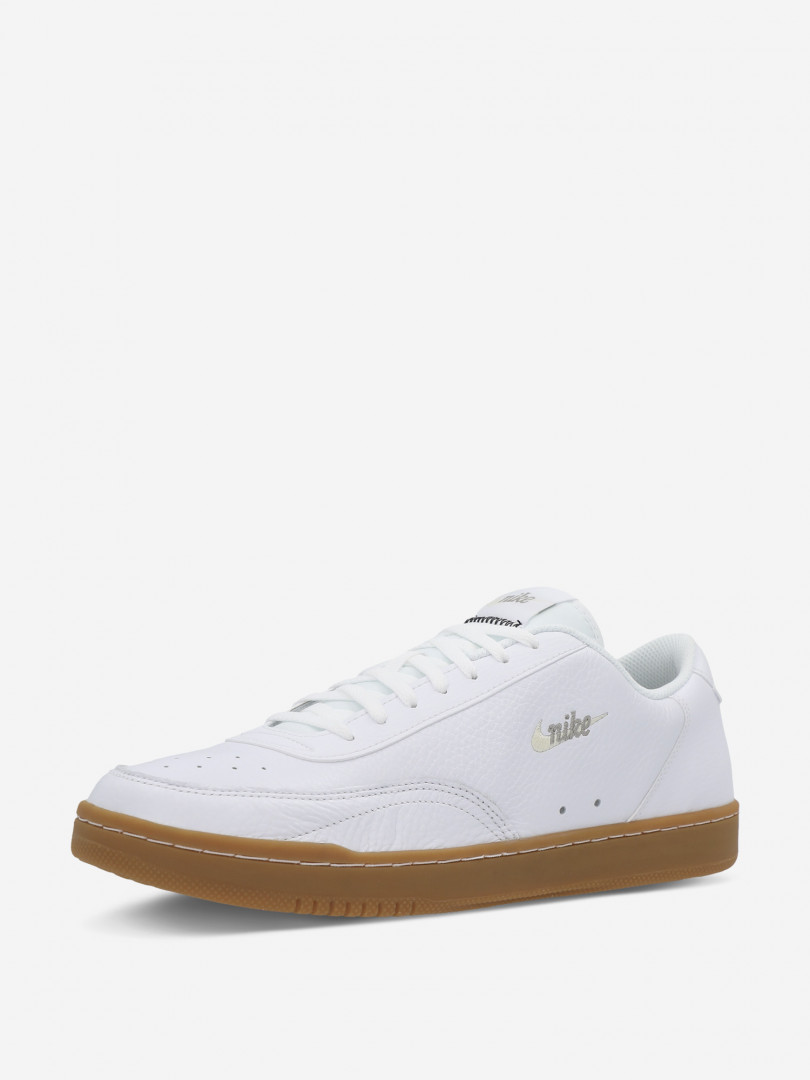 фото Кеды мужские nike court vintage premium, белый