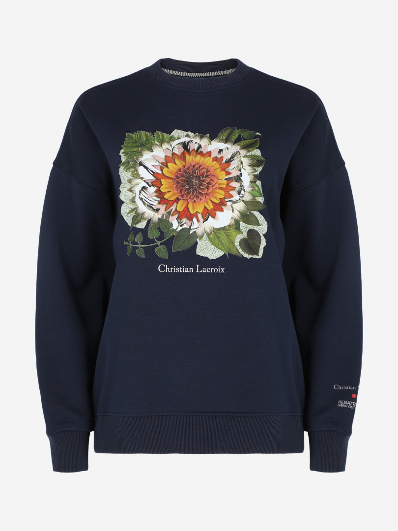 фото Свитшот женский regatta clr beauvoison crew sweat, синий