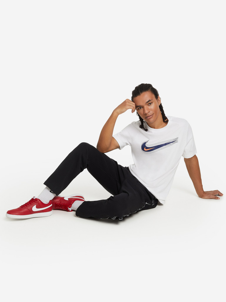 Футболка мужская Nike Sportswear DB6470 белый/синий цвет