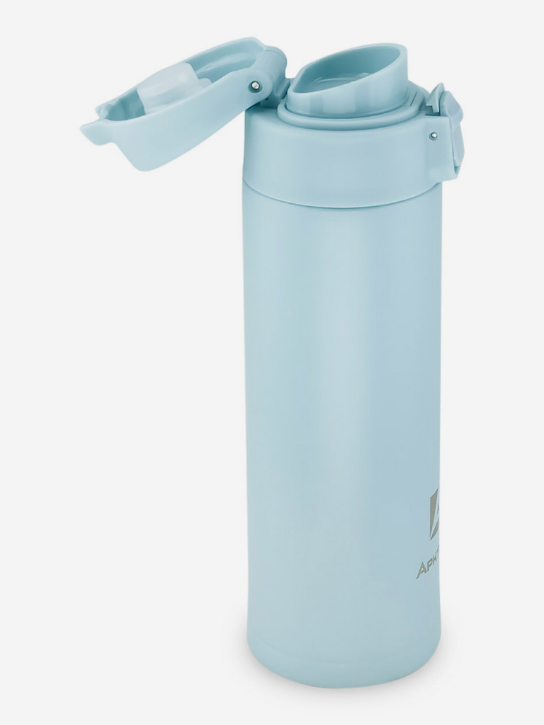 Термокружка вакуумная Арктика, 420мл, со съемным ситечком, голубая