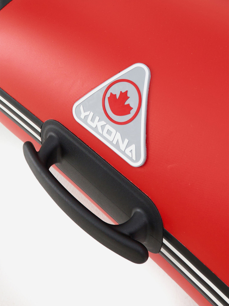 Лодка ПВХ надувная под мотор Yukona 280 TLЛЮКС двухместная для рыбалки с жестким дном. красно-черная