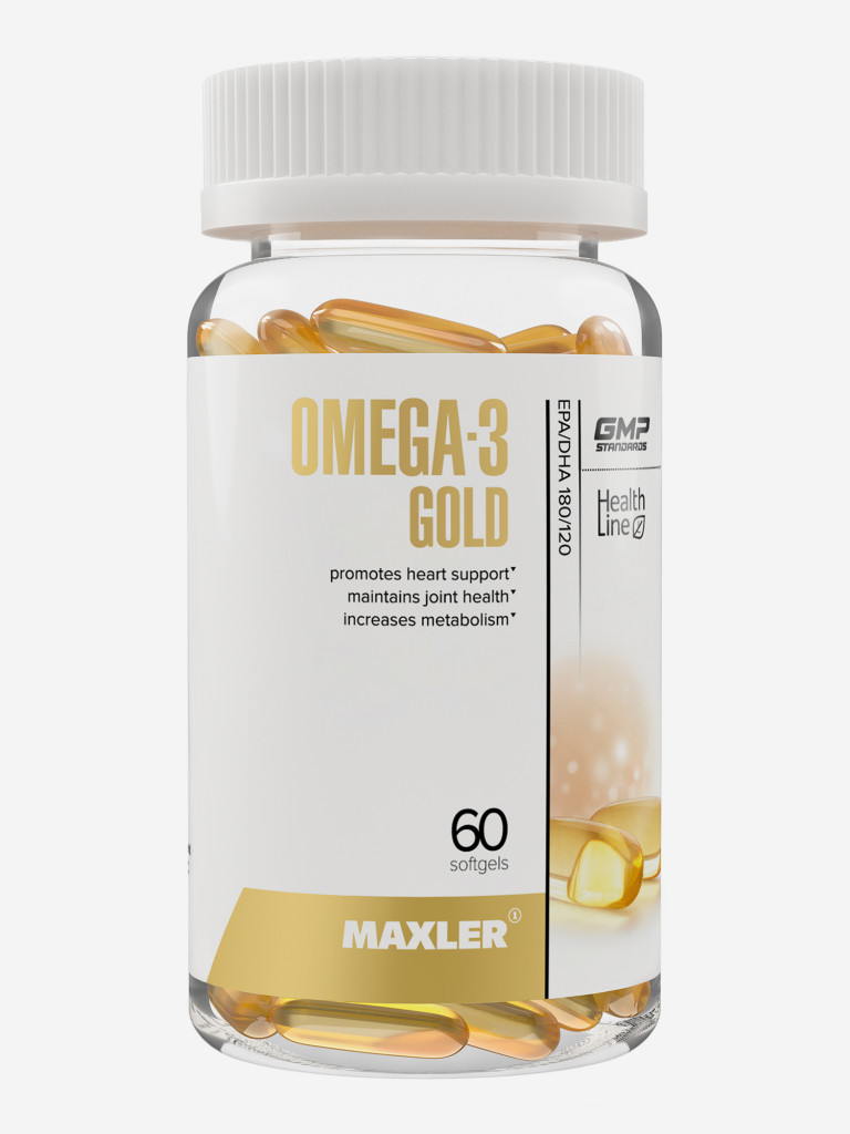 Жирные кислоты Омега-3 Голд Maxler Omega-3 Gold, 60 капсул (США)