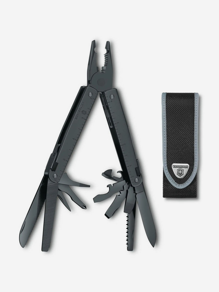 Мультиинструмент складной Victorinox SwissTool BS, 115 мм, 29 функций, нейлоновый чехол