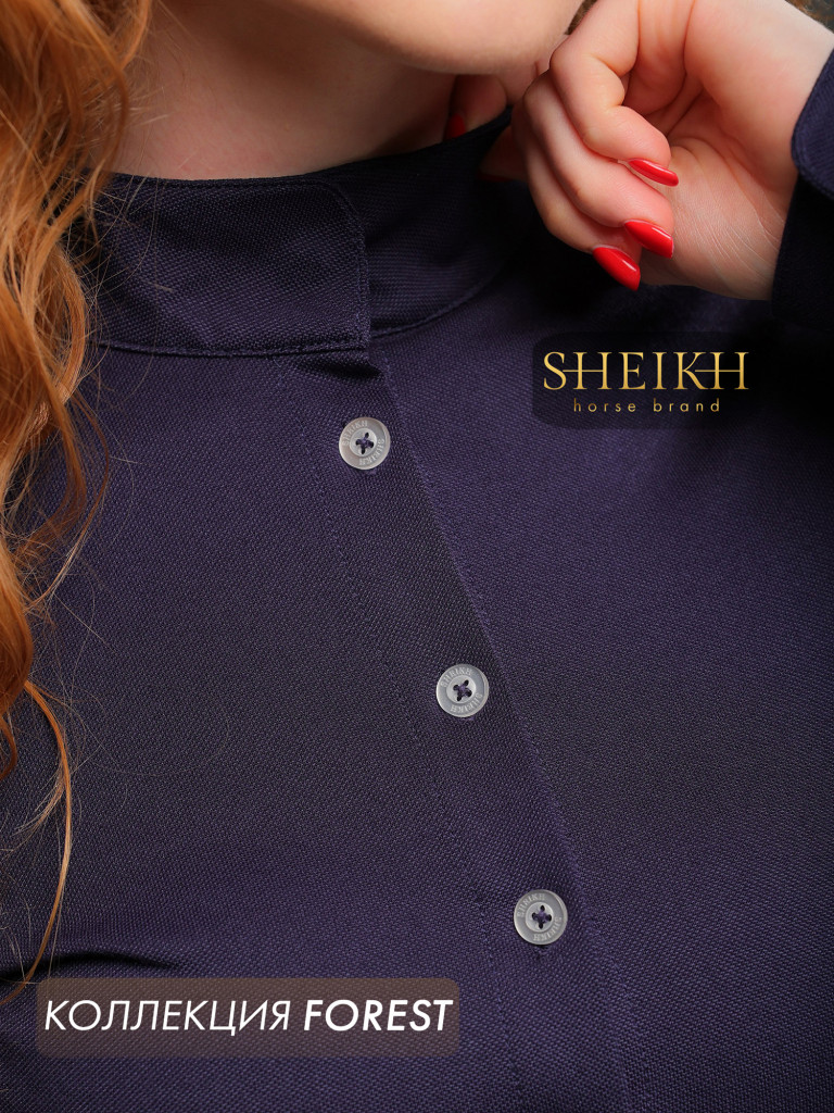Рубашка хлопковая для верховой езды, конного спорта