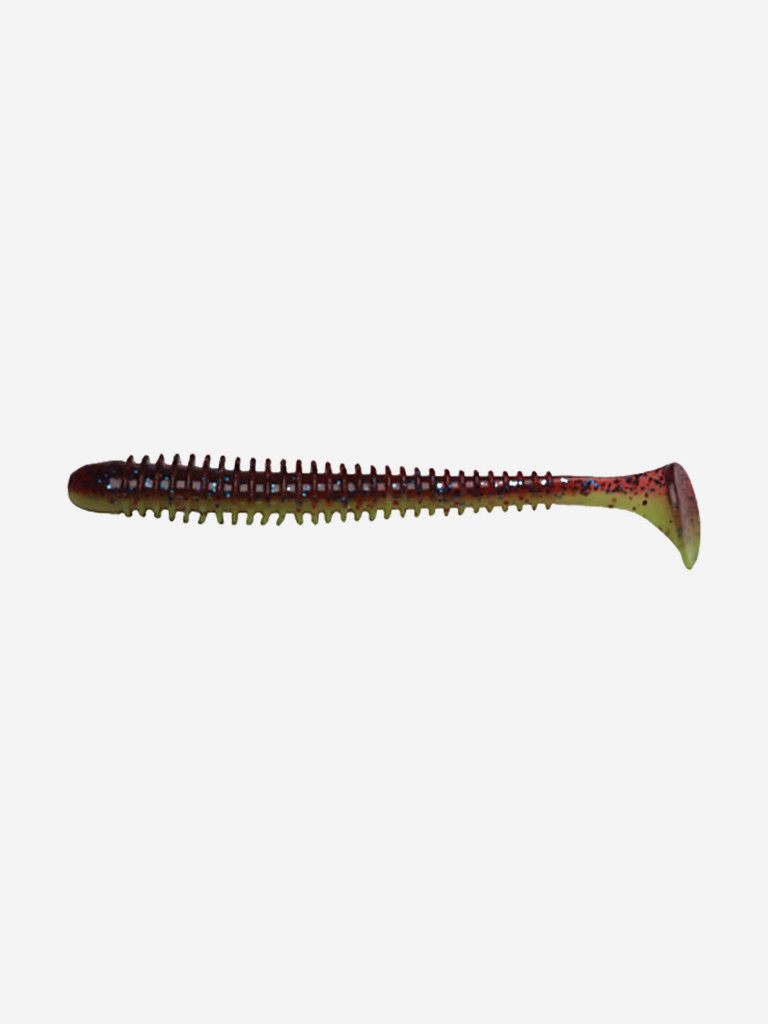 Силиконовые приманки для рыбалки Keitech Swing Impact 4.5 EA# 15 Grape Chart Red FLK