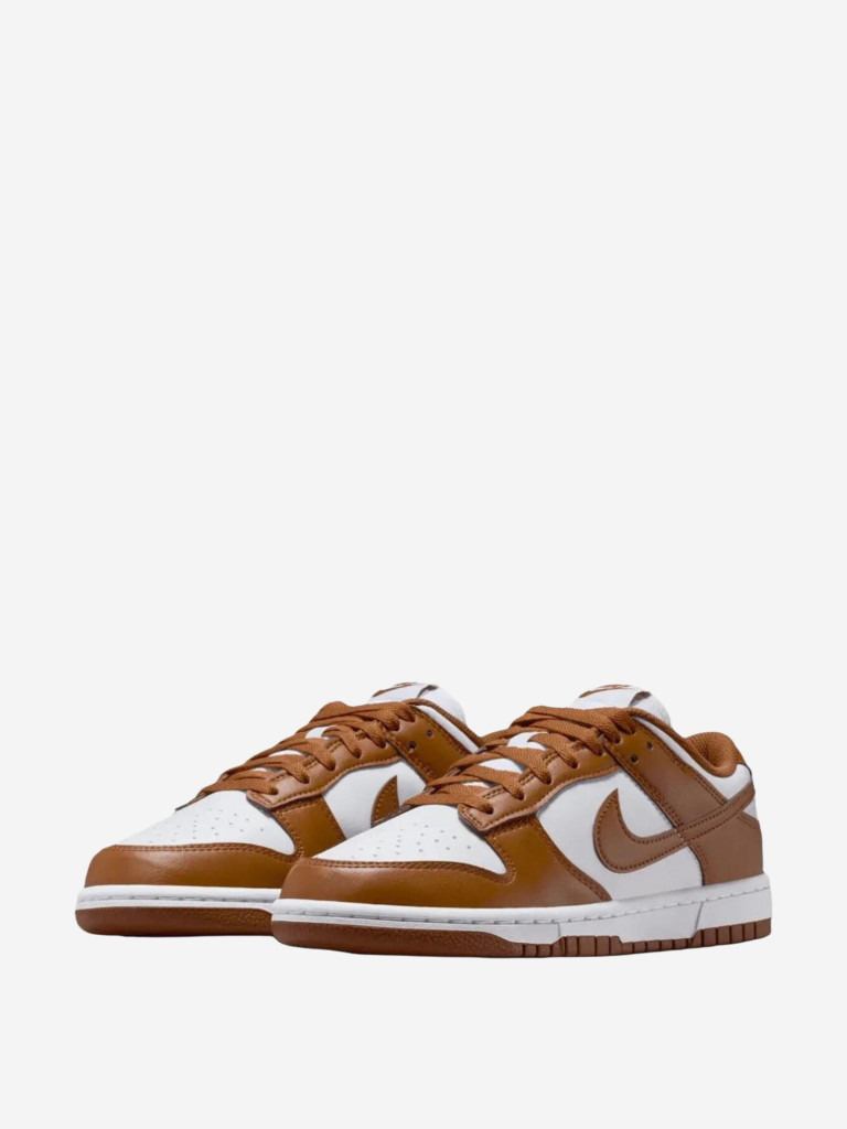 Кроссовки Nike Dunk Low top Skateboard Shoes Women's White Brown
