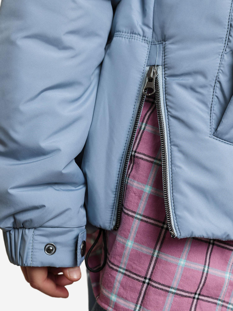 Куртка утепленная для девочки batik Шерил голубая лисица