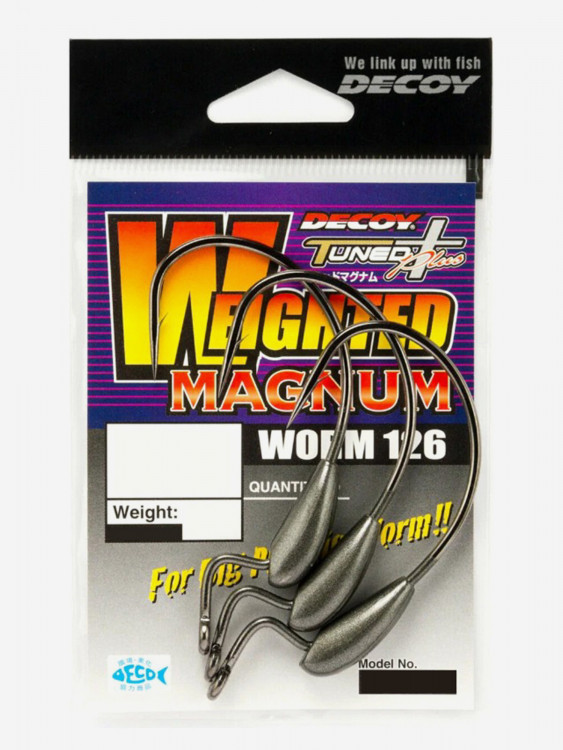 Крючок Decoy одинарный Worm 126 #10/0 (в упаковке 2 штуки)