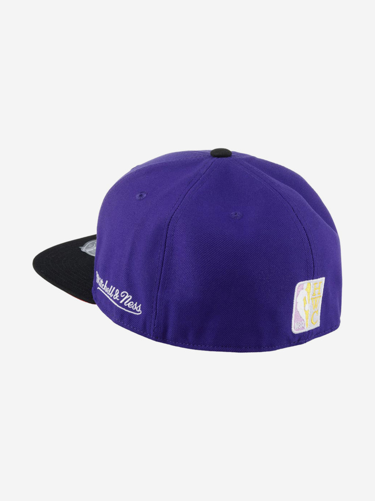 Бейсболка с прямым козырьком MITCHELL NESS 6HSFSH22051-LALPURP Los Angeles Lakers NBA