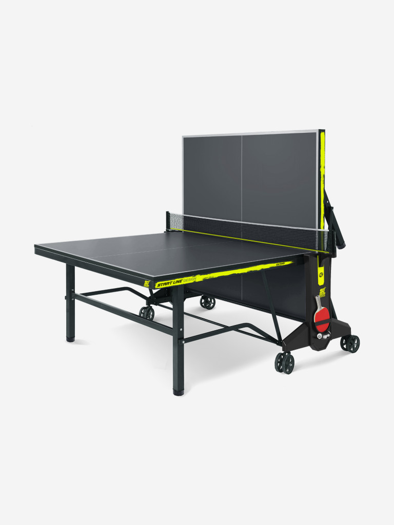Стол теннисный Start Line VICTORY DESIGN, для помещений, для дома, для офиса, с колесами, с сеткой