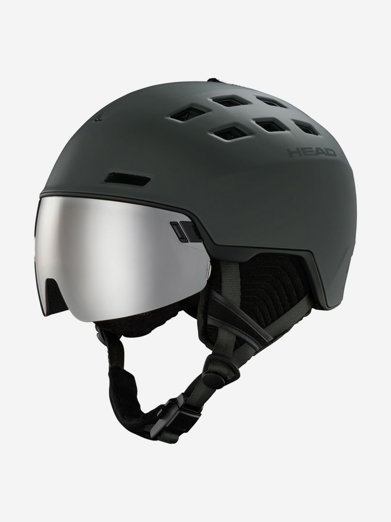 Горнолыжный шлем с визором Head Radar nightgreen S2
