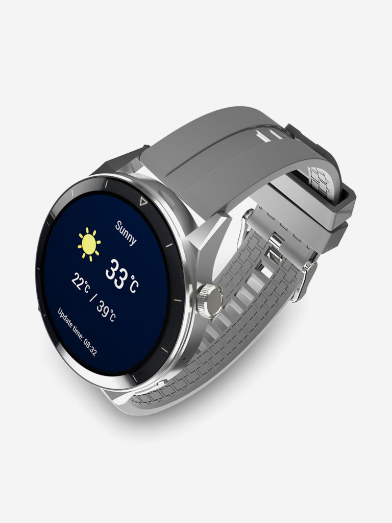 Умные наручные смарт часы CGWatch Round, фитнес браслет для женщин и мужчин CaseGuru