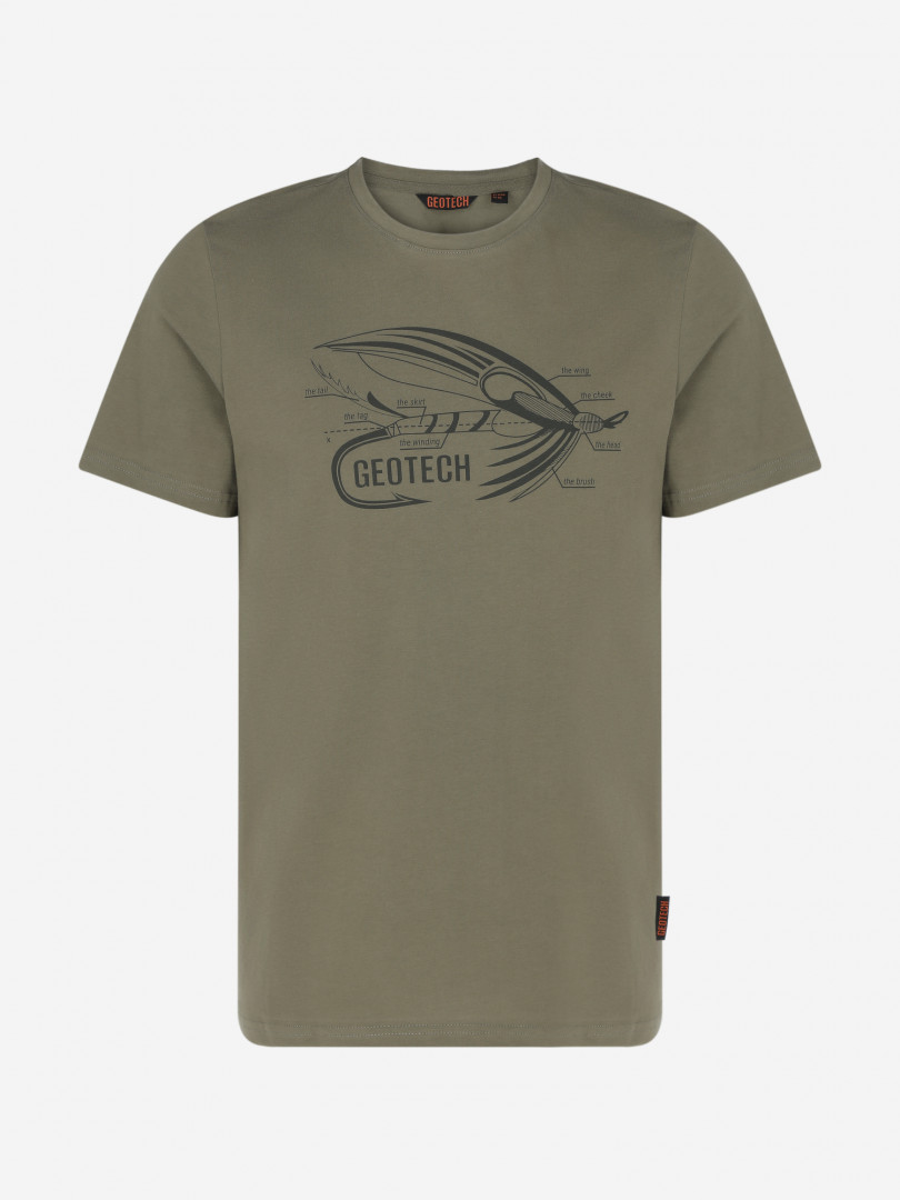 Футболка мужская Geotech, Зеленый